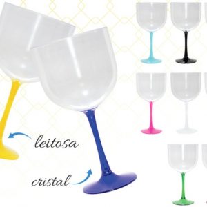 TAÇA DE GIN 580 ML BICOLOR PERSONALIZADA